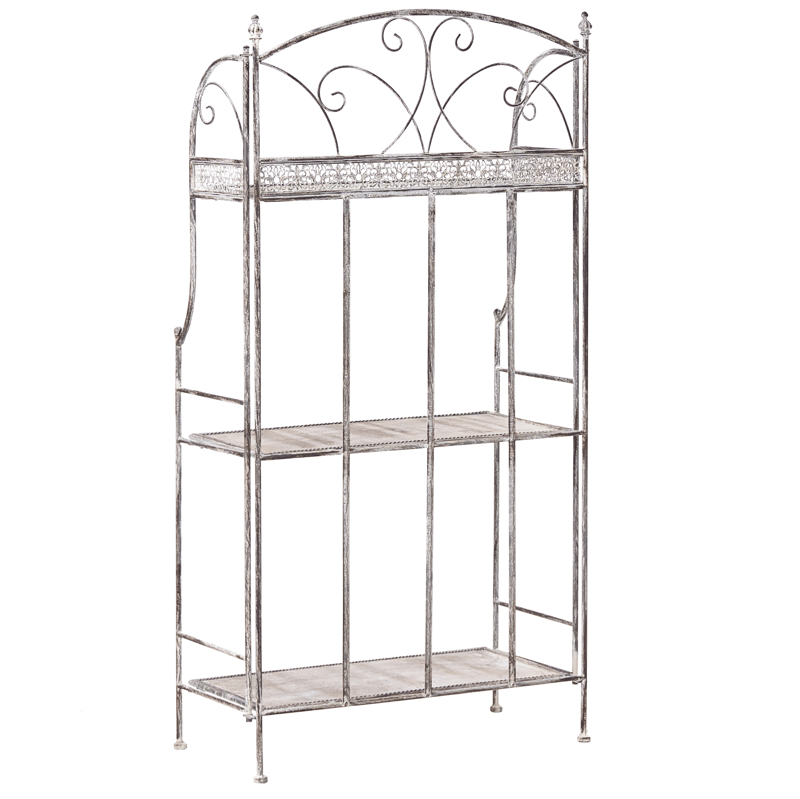 Hylde udendørs Villadose 60 cm - Grå - Havemøbler - Øvrigt havetilbehør - Tilbehør udendørs - Blomstereoler