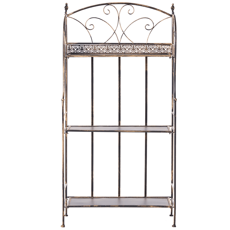 Hylde udendørs Villadose 60 cm - Sort - Havemøbler - Øvrigt havetilbehør - Tilbehør udendørs - Blomstereoler