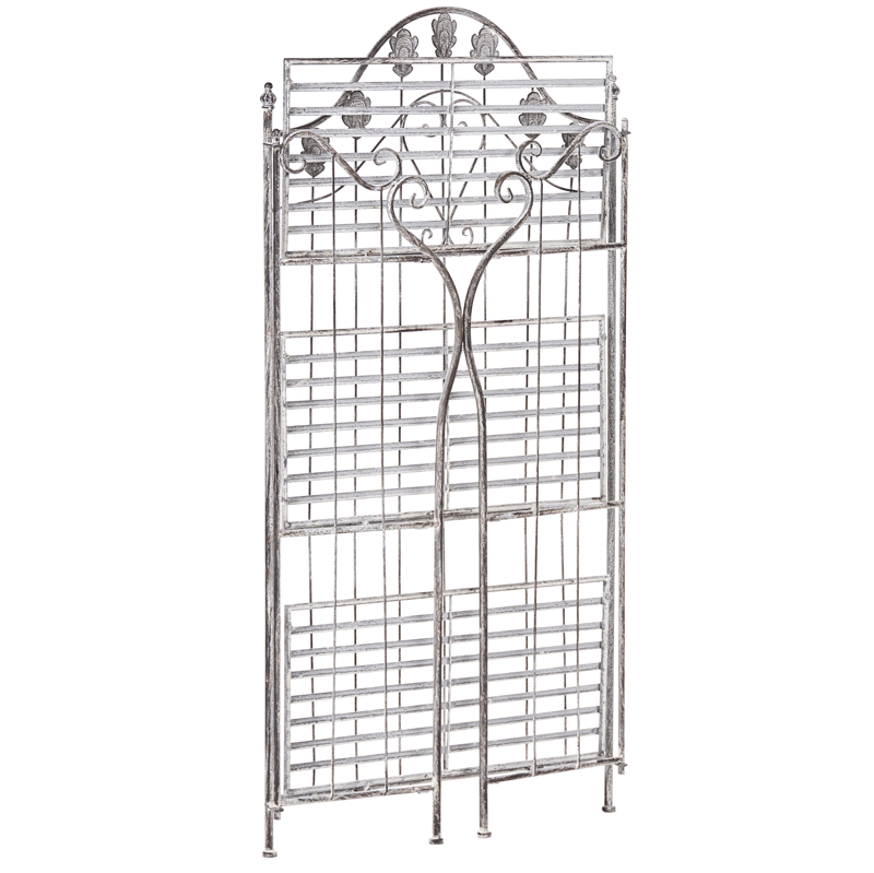 Hylde udendørs Visano 59 cm - Grå - Havemøbler - Øvrigt havetilbehør - Tilbehør udendørs - Blomstereoler