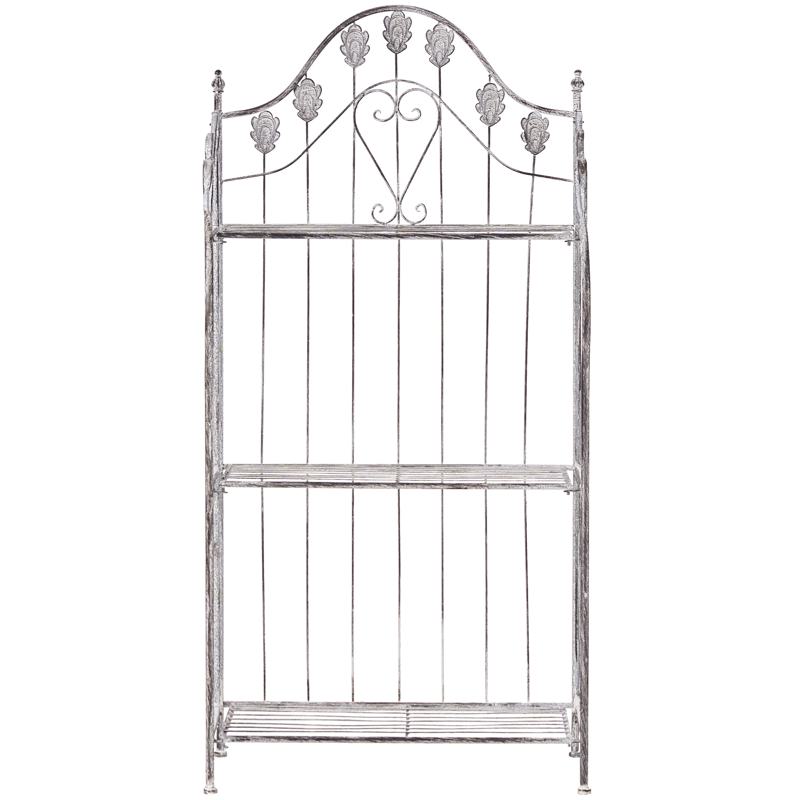 Hylde udendørs Visano 59 cm - Grå - Havemøbler - Øvrigt havetilbehør - Tilbehør udendørs - Blomstereoler