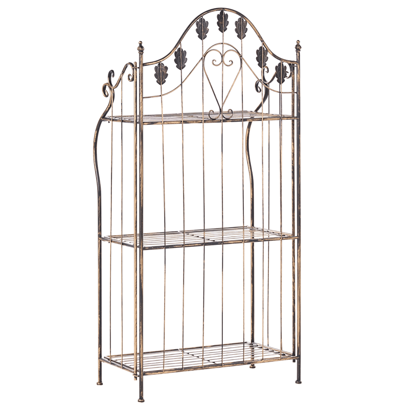 Hylde udendørs Visano 59 cm - Sort - Havemøbler - Øvrigt havetilbehør - Tilbehør udendørs - Blomstereoler