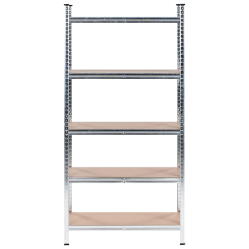 Sæt med 2 garagehylder Xitta 75 cm - Sølv/Brun - Havemøbler - Øvrigt havetilbehør - Tilbehør udendørs - Blomstereoler