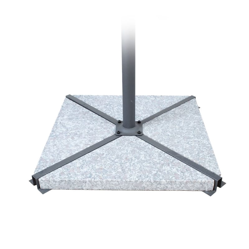 Sten til parasolfod HOME4YOU 4 stk. granit 34 kg, Grå