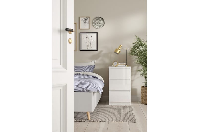 Salomns Kommode 70,1 cm - Hvid - Opbevaring - Opbevaringsmøbler - Kommode