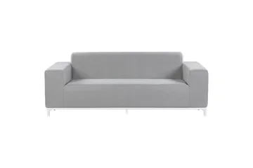 3-sitssoffa Beliani Rovigo Grey||White - Havemøbler - Loungemøbler - Loungesofaer