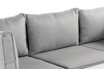 Ariany Hjørnesofa - Hvid/Grå - Havemøbler - Loungemøbler - Sofagrupper udendørs