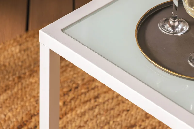 Ariany Hjørnesofa - Hvid/Grå - Havemøbler - Loungemøbler - Loungesofaer