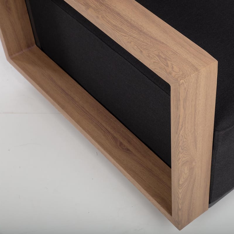 Armlæn til sofamodul HOME4YOU 88x52,5x10 cm (2 stk. H+V) - Grå - Havemøbler - Loungemøbler - Betrækpakker loungemøbler