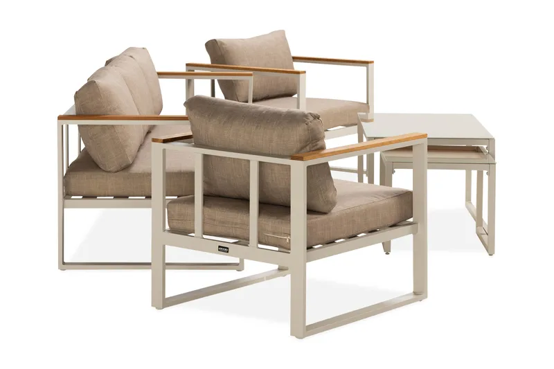 Aspvik Sofa Gruppe 5-sæder - Havemøbler - Loungemøbler - Sofagrupper udendørs