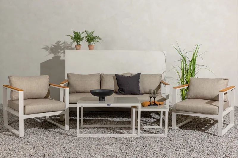 Aspvik Sofa Gruppe 5-sæder - Havemøbler - Loungemøbler - Sofagrupper udendørs