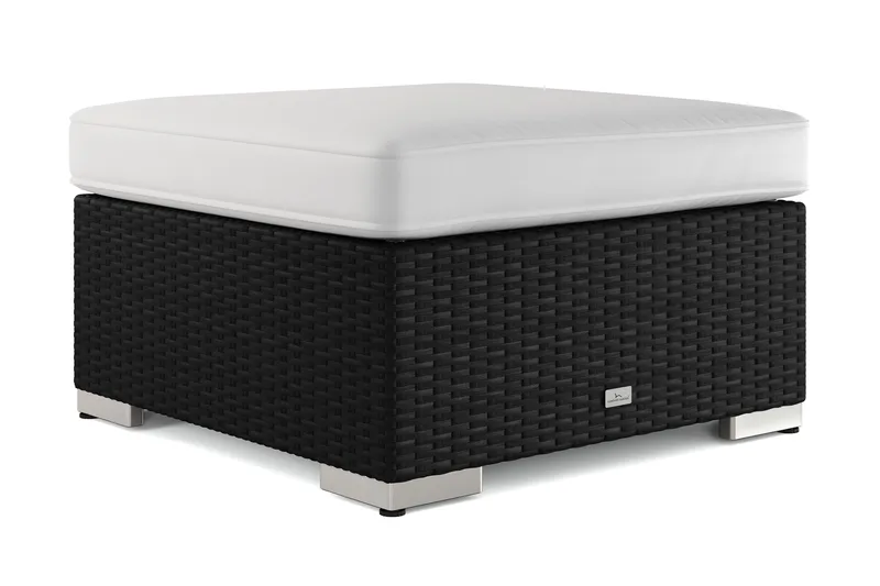 Bahamas Divanmodul – Loungebord Udendørs 75x75 cm til Sofaer, Sort