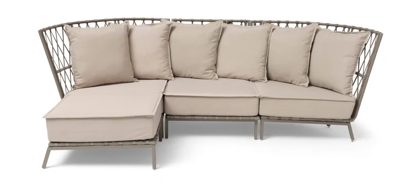 Divan Hillerstorp Jet Set - Beige - Havemøbler - Loungemøbler - Moduler