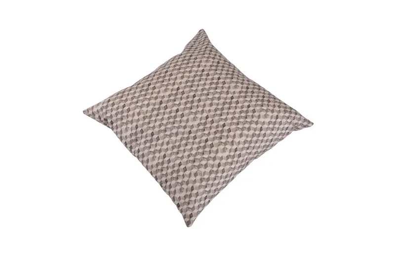 Foderal Fritab 50x50 cm til puder - Diagonal beige - Havemøbler - Loungemøbler - Betrækpakker loungemøbler