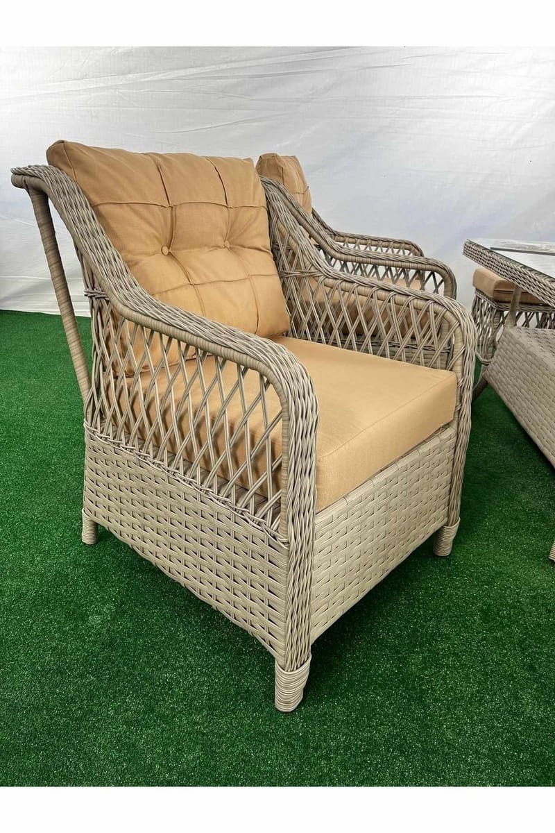 Garden Lounge Set Atelier Del Sofa Beige - Havemøbler - Loungemøbler - Sofagrupper udendørs