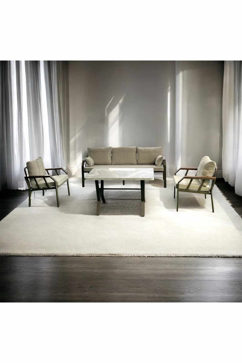 Garden Lounge Set Atelier Del Sofa Beige - Havemøbler - Loungemøbler - Sofagrupper udendørs