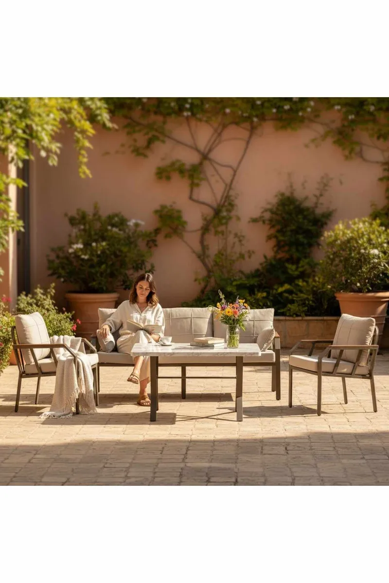 Garden Lounge Set Atelier Del Sofa Beige, undefined