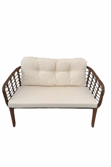 Garden Lounge Set Atelier Del Sofa Brun creme - Havemøbler - Loungemøbler - Sofagrupper udendørs