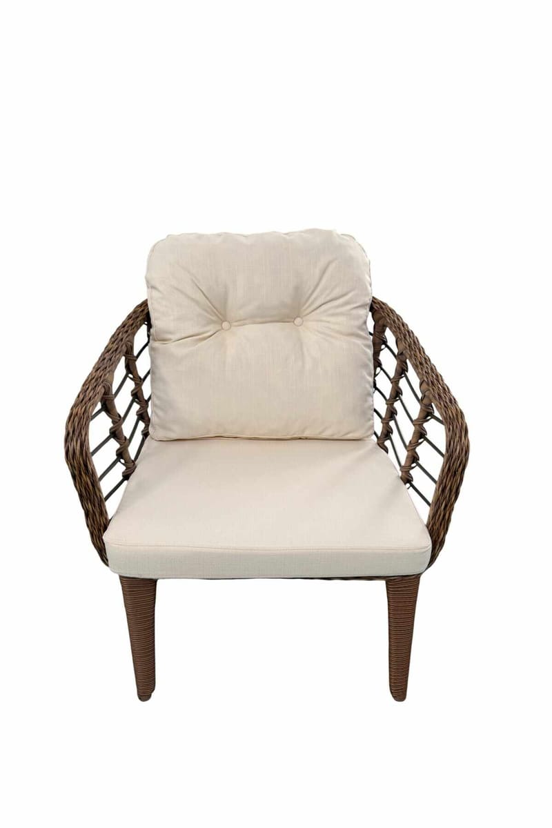 Garden Lounge Set Atelier Del Sofa Brun creme - Havemøbler - Loungemøbler - Sofagrupper udendørs