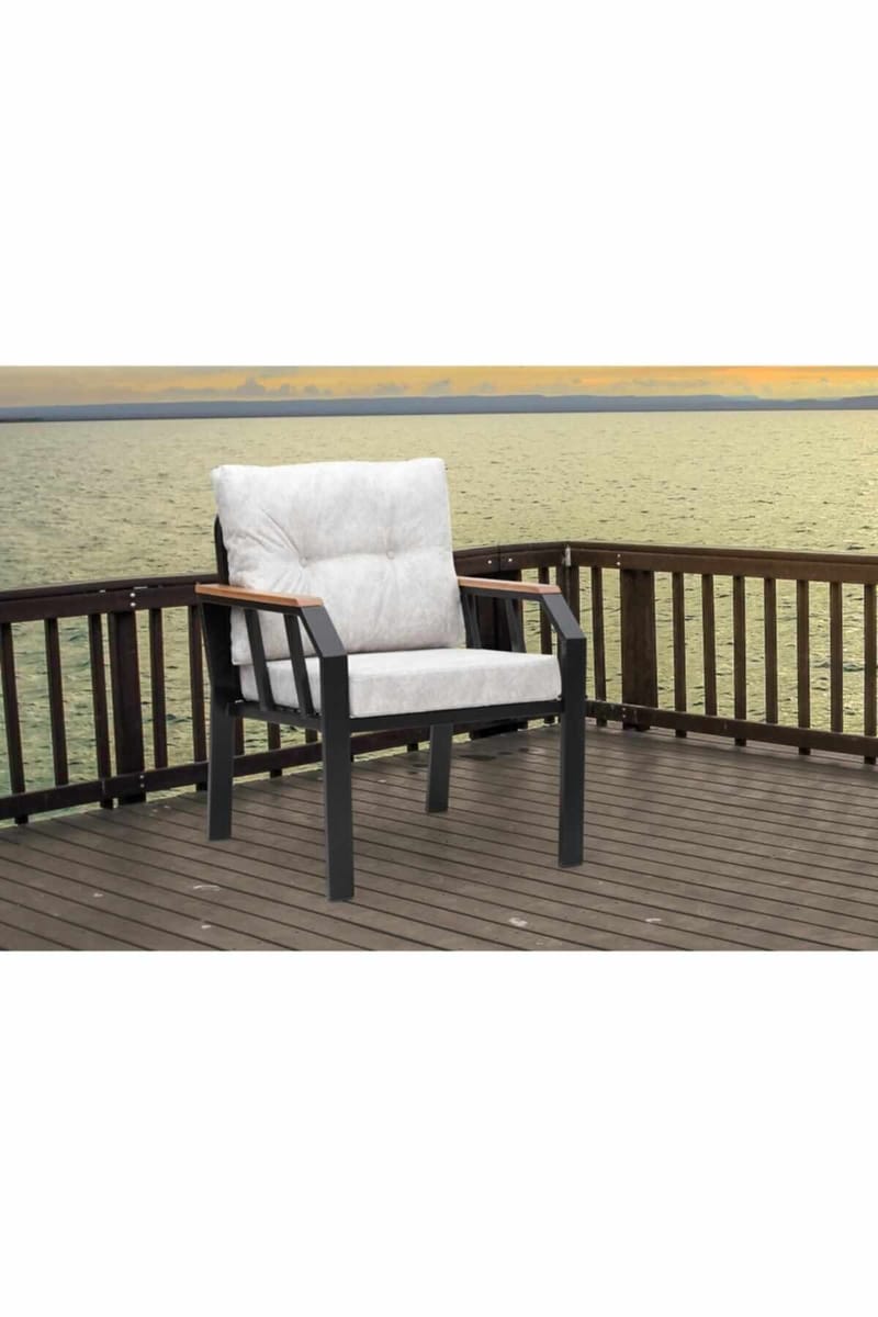 Garden Lounge Set Atelier Del Sofa Creme sort - Havemøbler - Loungemøbler - Sofagrupper udendørs