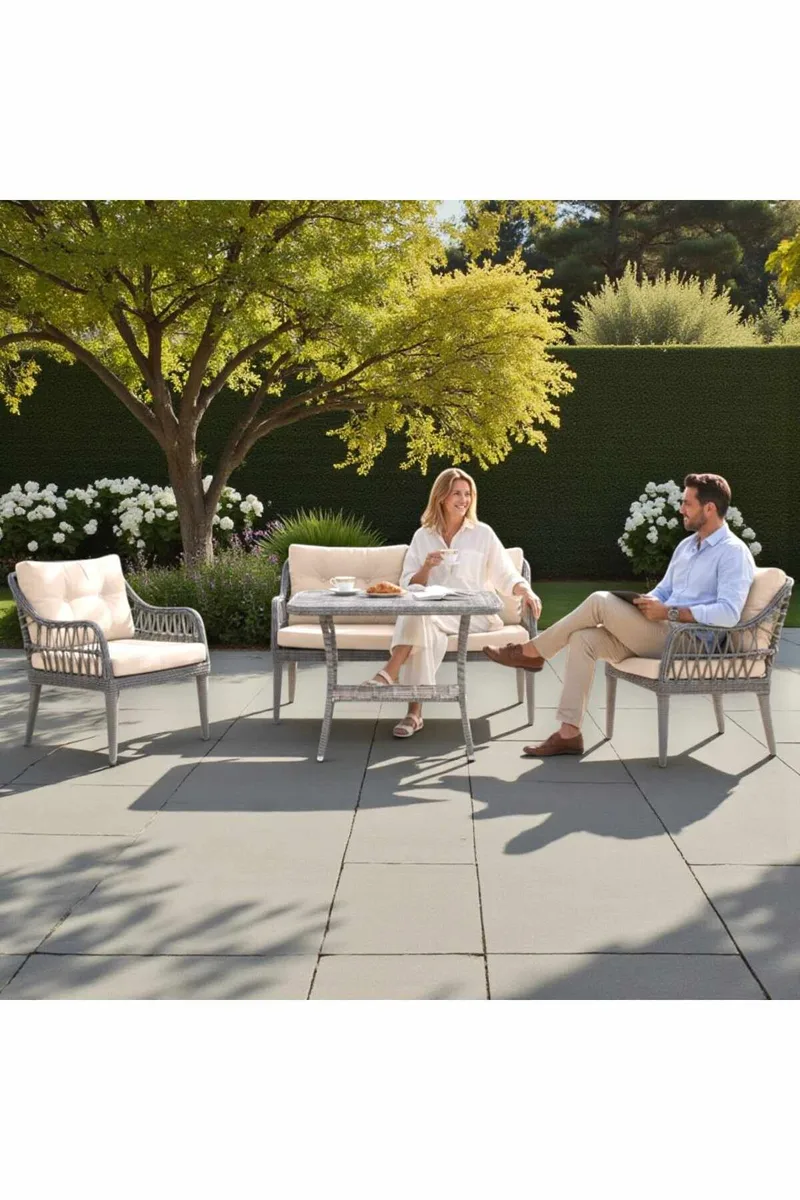 Garden Lounge Set Atelier Del Sofa Creme, undefined