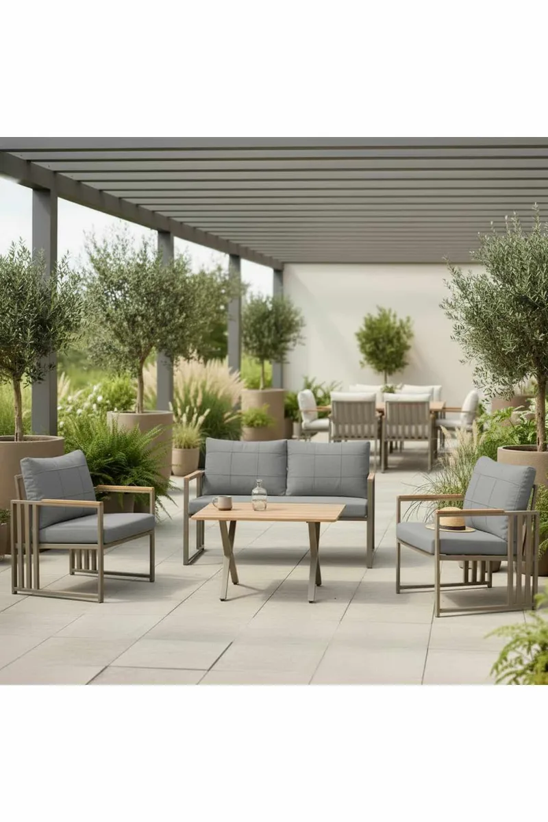 Garden Lounge Set Atelier Del Sofa Grå, undefined