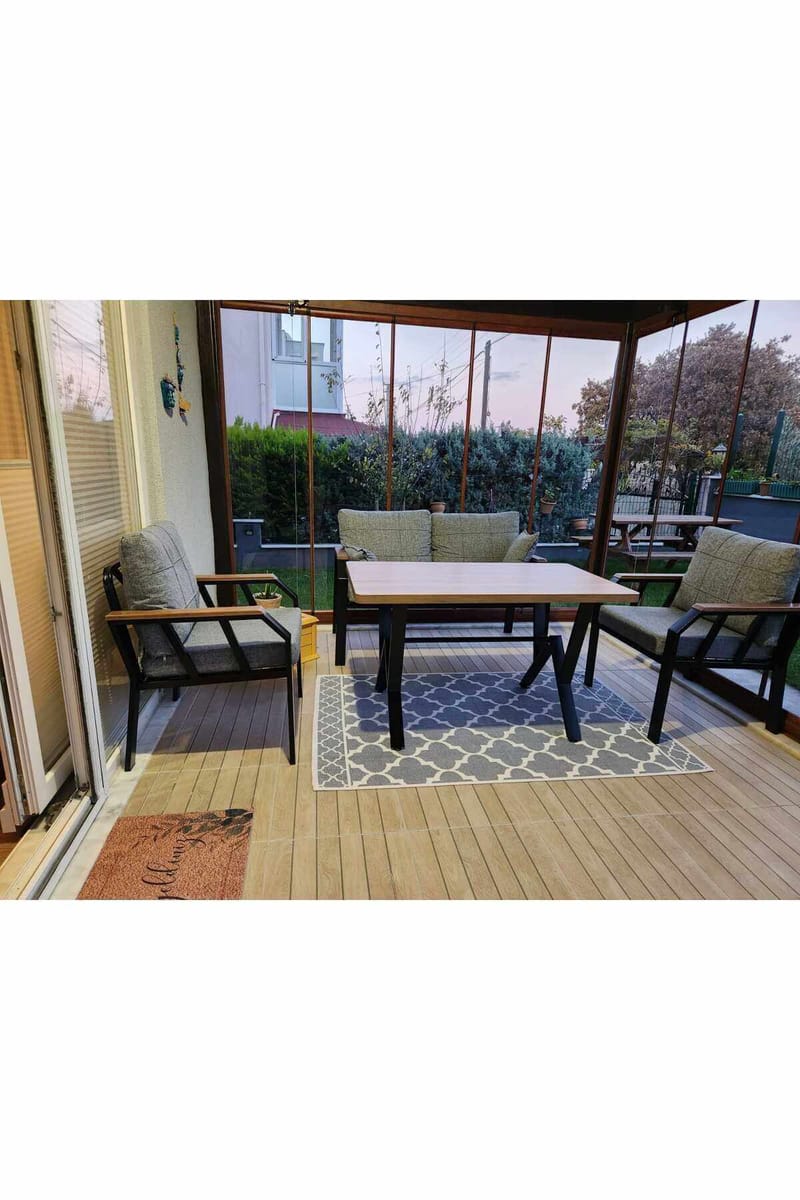 Garden Lounge Set Atelier Del Sofa Grå - Havemøbler - Loungemøbler - Sofagrupper udendørs