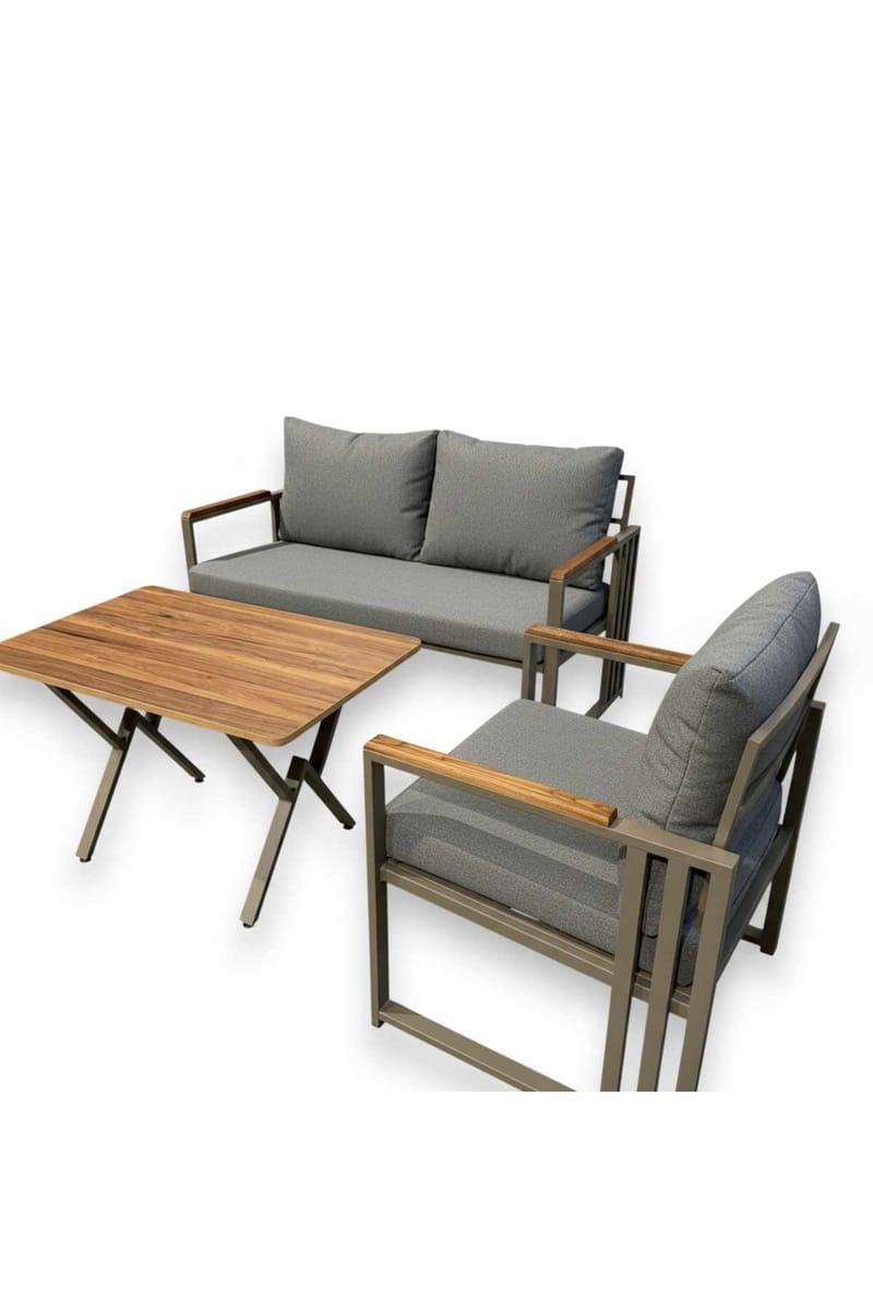 Garden Lounge Set Atelier Del Sofa Grå - Havemøbler - Loungemøbler - Sofagrupper udendørs