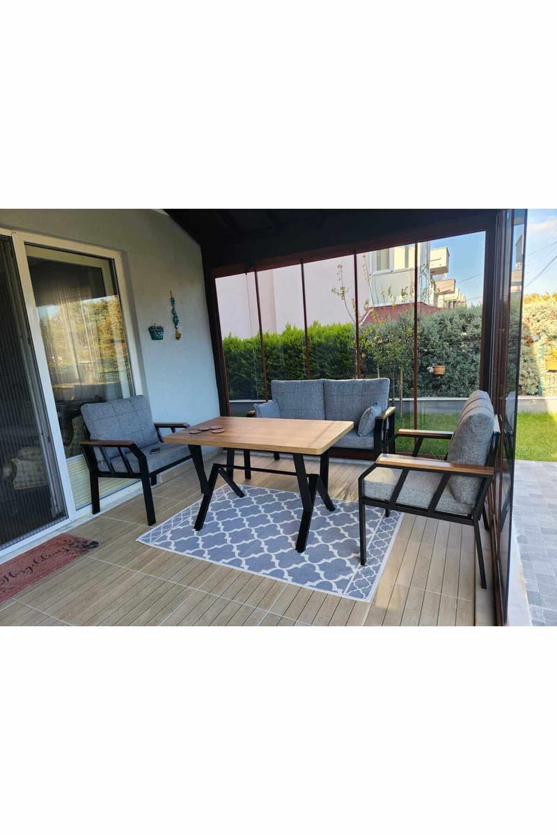 Garden Lounge Set Atelier Del Sofa Grå - Havemøbler - Loungemøbler - Sofagrupper udendørs
