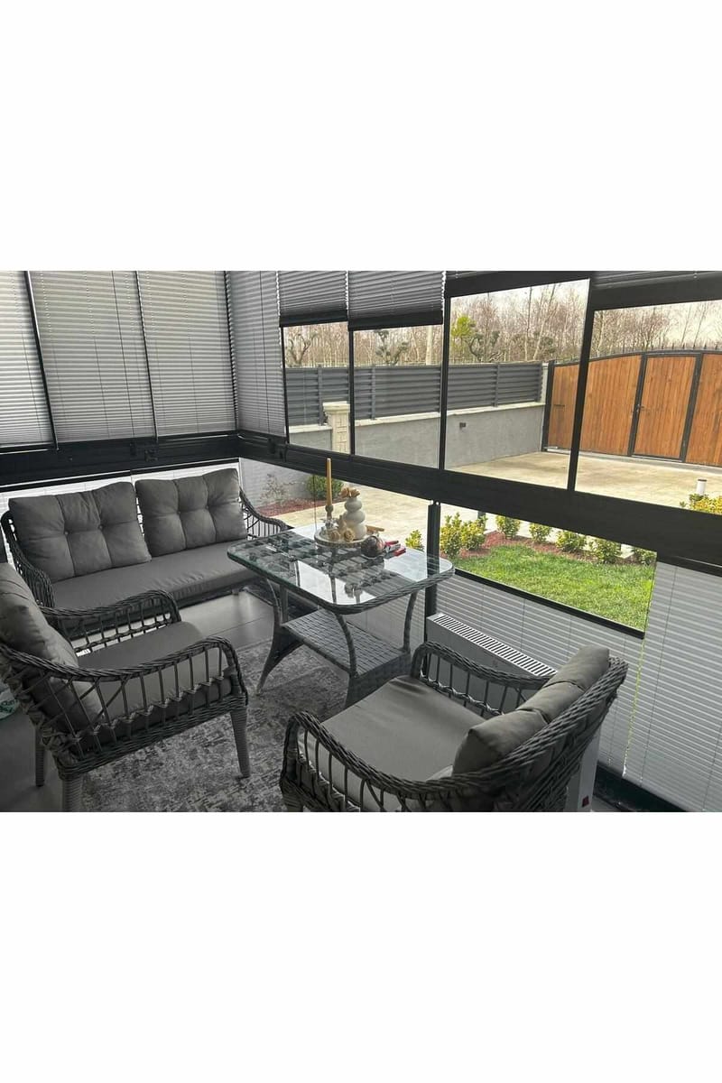 Garden Lounge Set Atelier Del Sofa Grå - Havemøbler - Loungemøbler - Sofagrupper udendørs