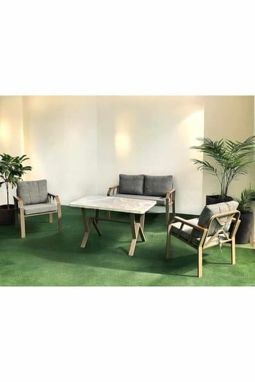 Garden Lounge Set Atelier Del Sofa Honninggrå - Havemøbler - Loungemøbler - Sofagrupper udendørs