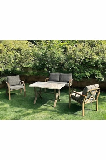 Garden Lounge Set Atelier Del Sofa Honninggrå - Havemøbler - Loungemøbler - Sofagrupper udendørs