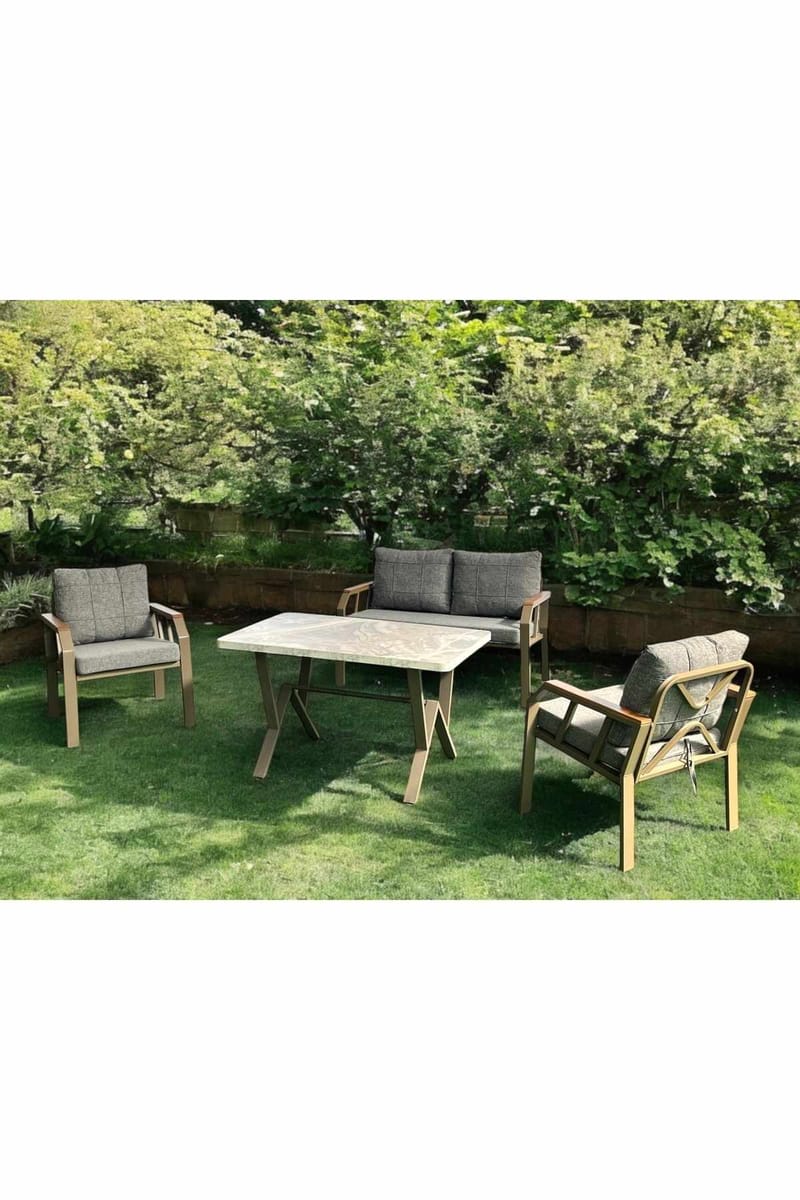 Garden Lounge Set Atelier Del Sofa Honninggrå - Havemøbler - Loungemøbler - Sofagrupper udendørs