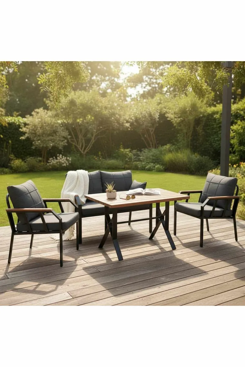 Garden Lounge Set Atelier Del Sofa Mørkeblå, undefined
