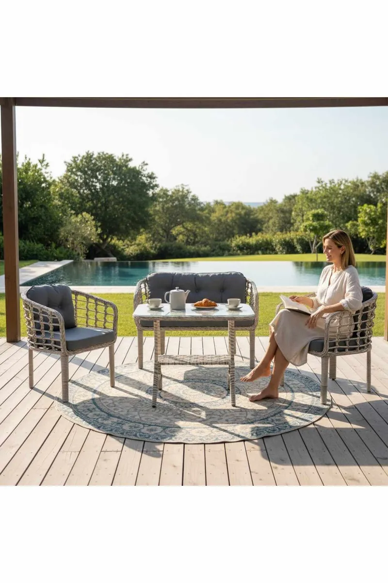 Garden Lounge Set Atelier Del Sofa Mørkegrå, undefined