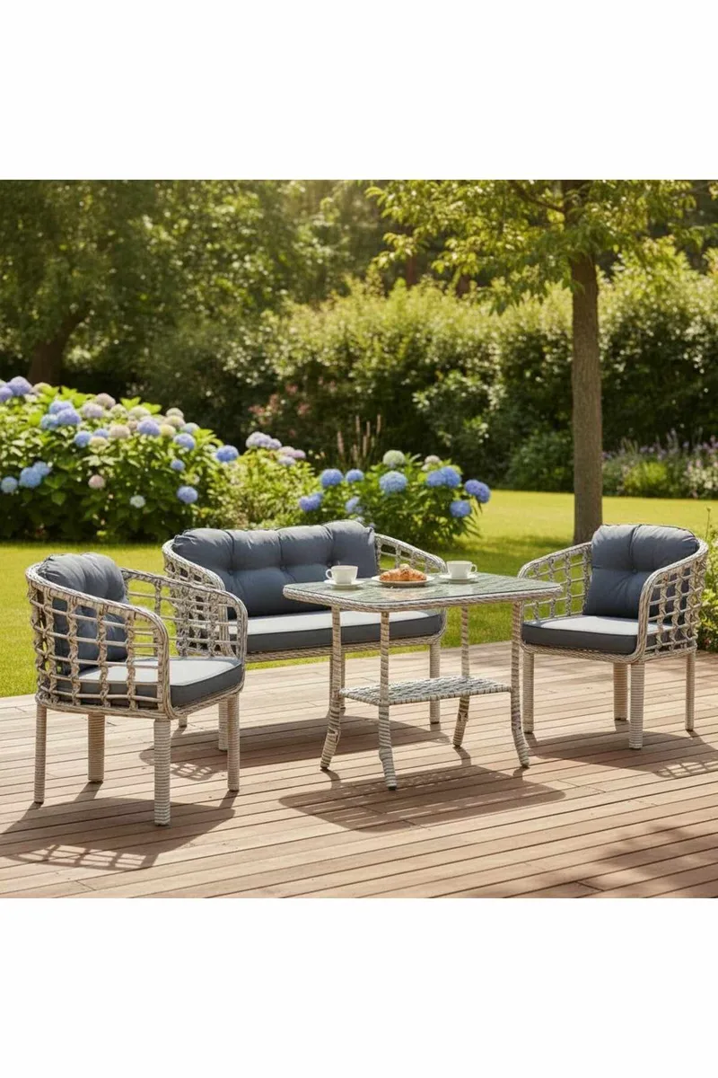 Garden Lounge Set Atelier Del Sofa Mørkegrå - Havemøbler - Loungemøbler - Sofagrupper udendørs