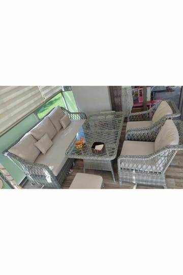 Garden Lounge Set Atelier Del Sofa Mink - Havemøbler - Loungemøbler - Sofagrupper udendørs