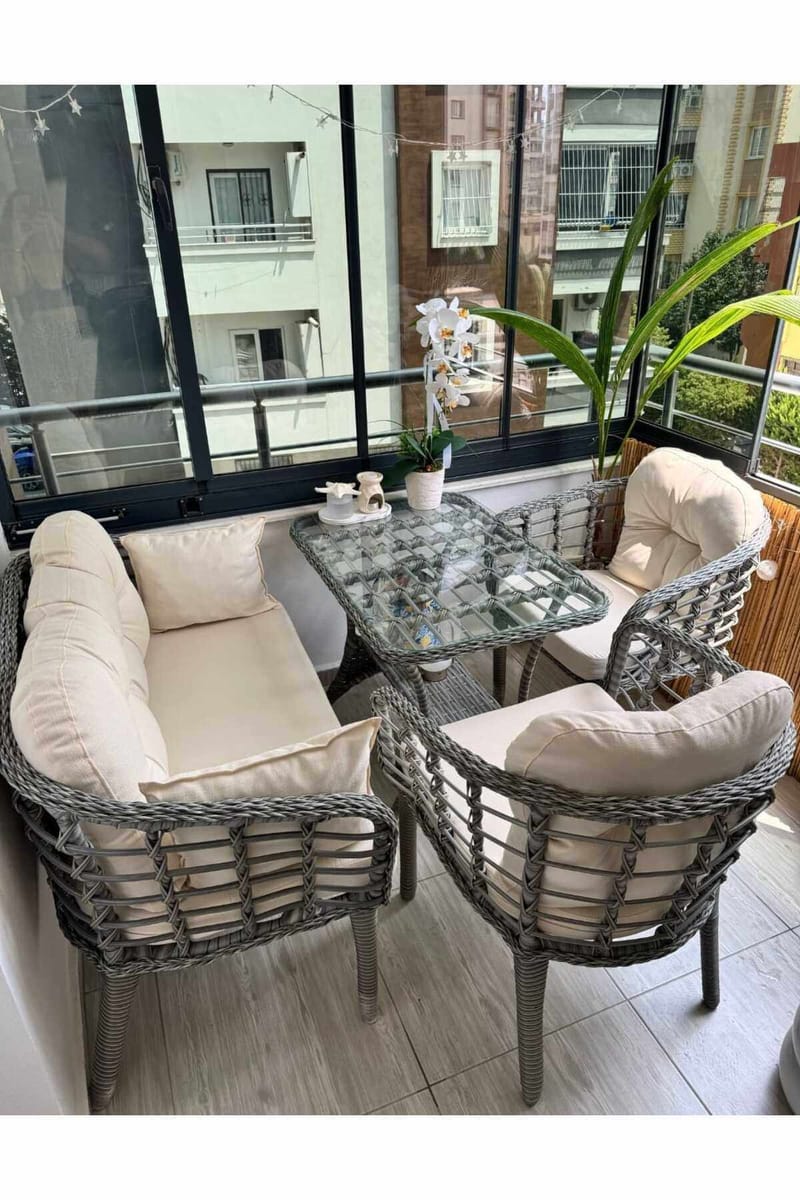 Garden Lounge Set Atelier Del Sofa Mink - Havemøbler - Loungemøbler - Sofagrupper udendørs