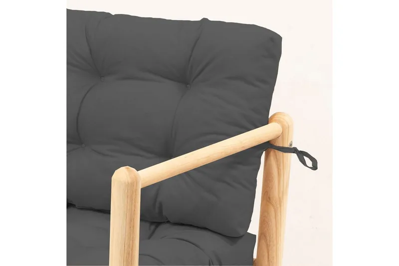 Have 2-personers Sofa Hue Antracit - Antracit - Havemøbler - Loungemøbler - Loungesofaer