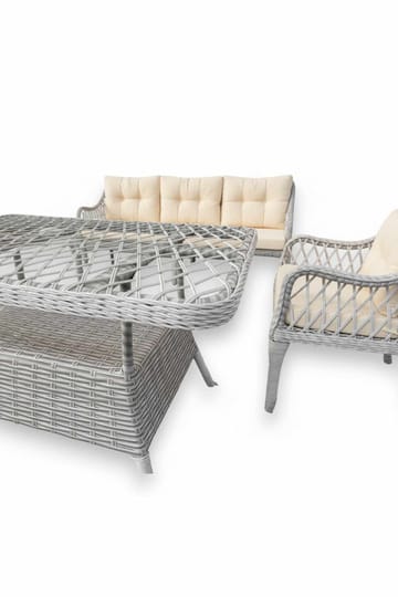 Haveloungesæt Atelier Del Sofa Hisar 3+1+1 (170 x 78 x 56 cm) Beige - Havemøbler - Loungemøbler - Sofagrupper udendørs