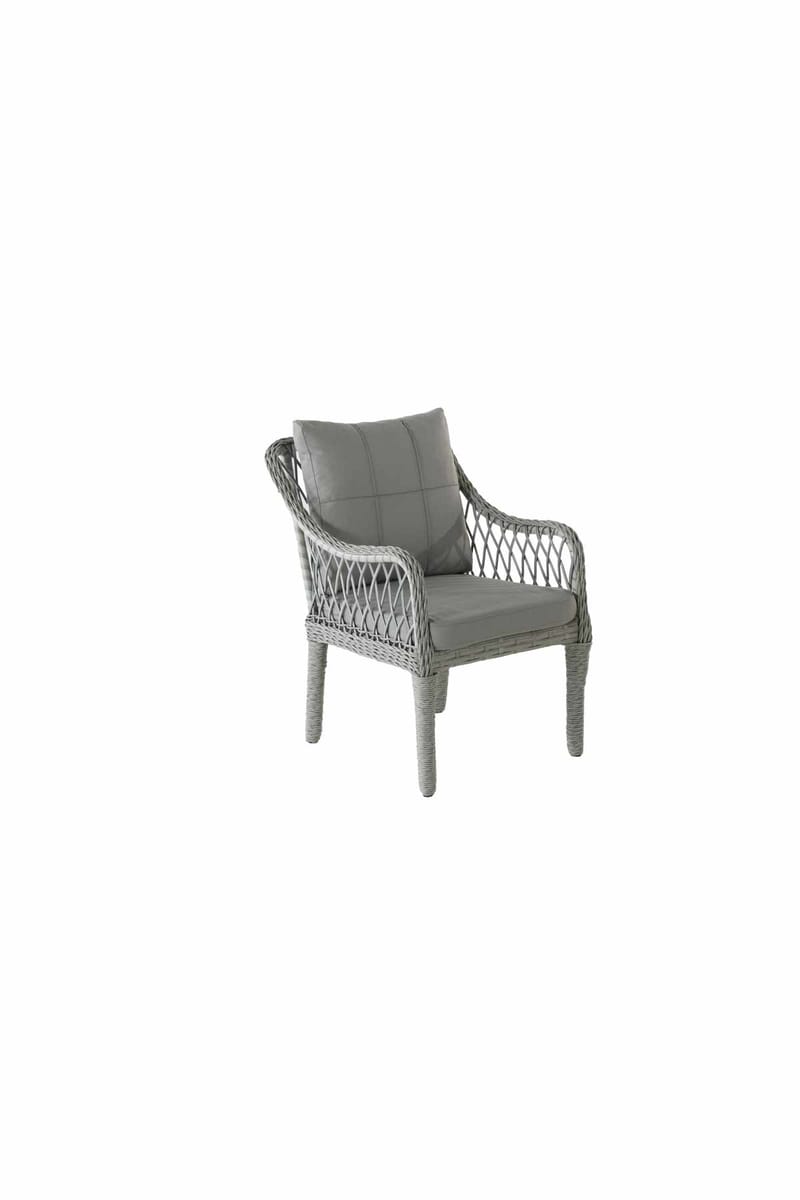 Haveloungesæt Atelier Del Sofa Hisar 3+1+1 (170 x 78 x 56 cm) Lysegrå - Lysegrå - Havemøbler - Loungemøbler - Sofagrupper udendørs