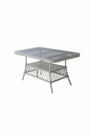 Haveloungesæt Atelier Del Sofa Hisar 3+1+1 (170 x 78 x 56 cm) Lysegrå - Lysegrå - Havemøbler - Loungemøbler - Sofagrupper udendørs