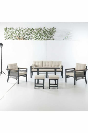 Haveloungesæt Atelier Del Sofa Lilyum 3+1+1+2 (170 x 78 x 60 cm) Creme - Havemøbler - Loungemøbler - Sofagrupper udendørs