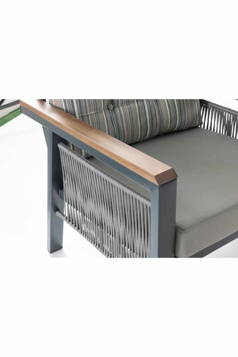 Haveloungesæt Atelier Del Sofa Lilyum 3+1+1+2 (170 x 78 x 60 cm) Flerfarvet - Havemøbler - Loungemøbler - Sofagrupper udendørs