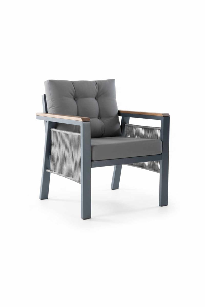 Haveloungesæt Atelier Del Sofa Lilyum 3+1+1+2 (170 x 78 x 60 cm) Grå - Havemøbler - Loungemøbler - Sofagrupper udendørs