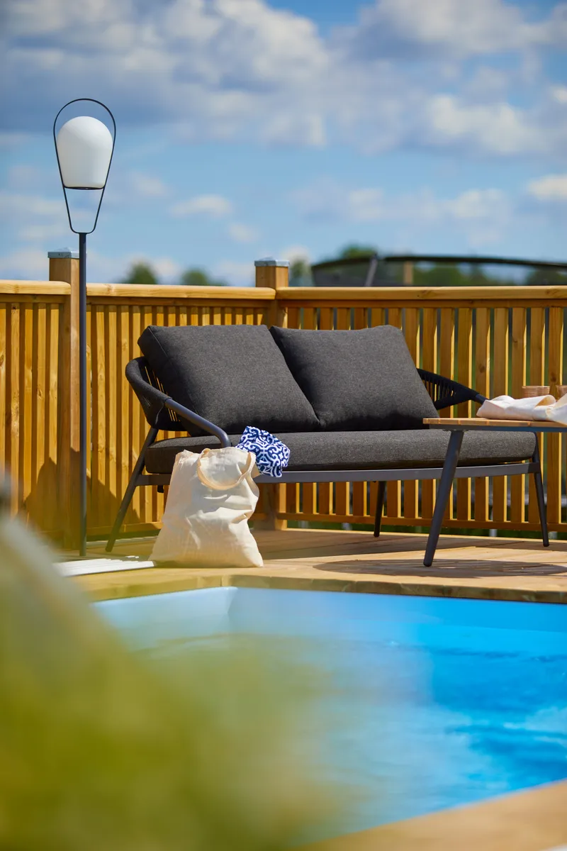 Hillerstorp Ekeryd Udendørssofa Antracitgrå - Havemøbler - Loungemøbler - Loungesofaer