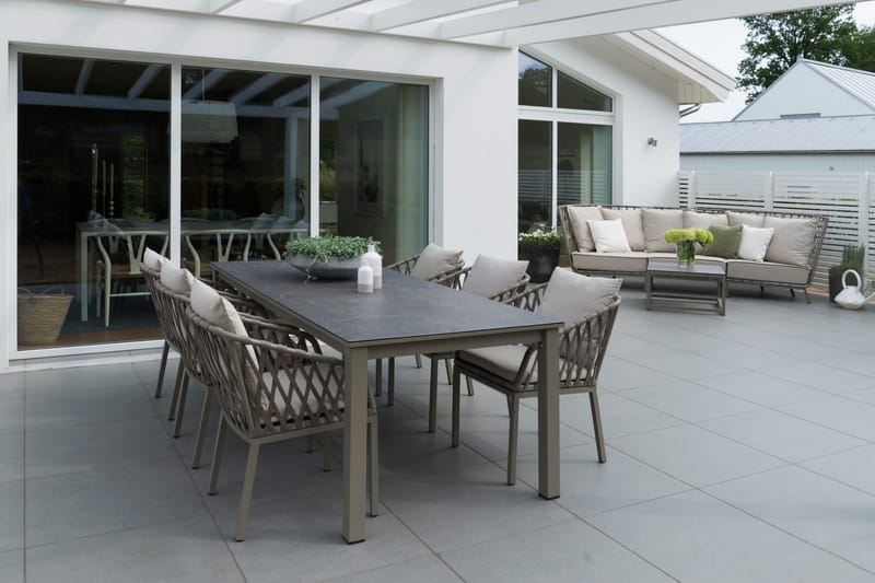 Hillerstorp Jet Set Loungesofa 3-personers - Beige - Havemøbler - Loungemøbler - Loungesofaer