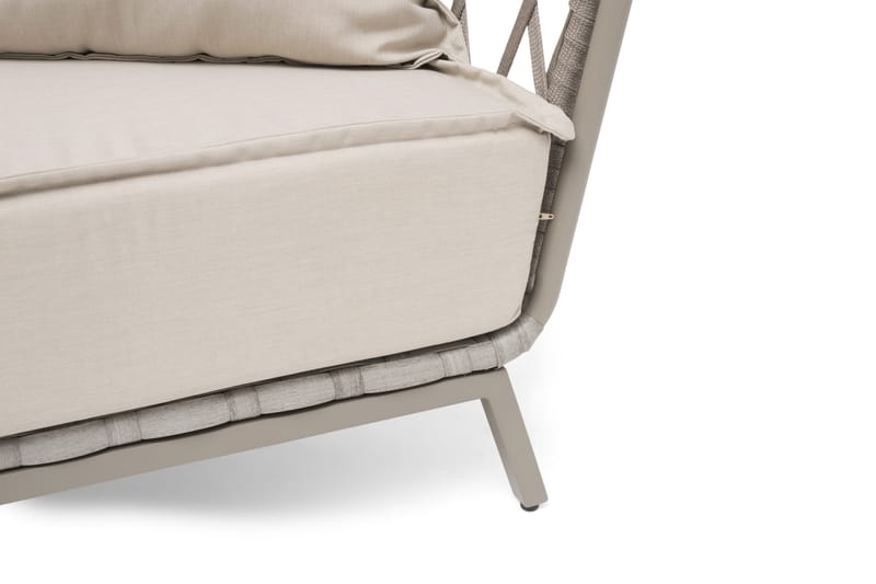 Hillerstorp Jet Set Loungesofa 3-personers - Beige - Havemøbler - Loungemøbler - Loungesofaer