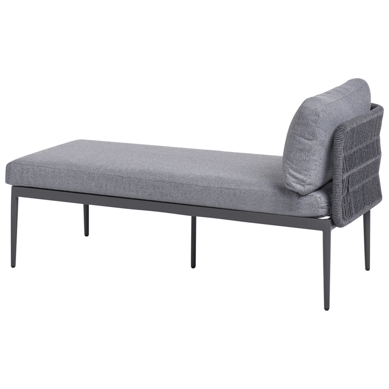 Hjørnesofa udendørs med bord 3-personers Leffe højrevendt - Grå - Havemøbler - Loungemøbler - Sofagrupper udendørs