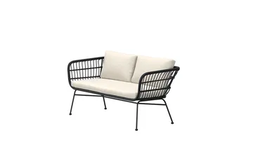 Isola 3-personers sofa udendørs - Sort - Havemøbler - Loungemøbler - Loungesofaer