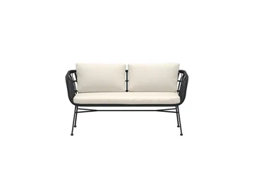 Isola 3-personers sofa udendørs - Sort - Havemøbler - Loungemøbler - Loungesofaer